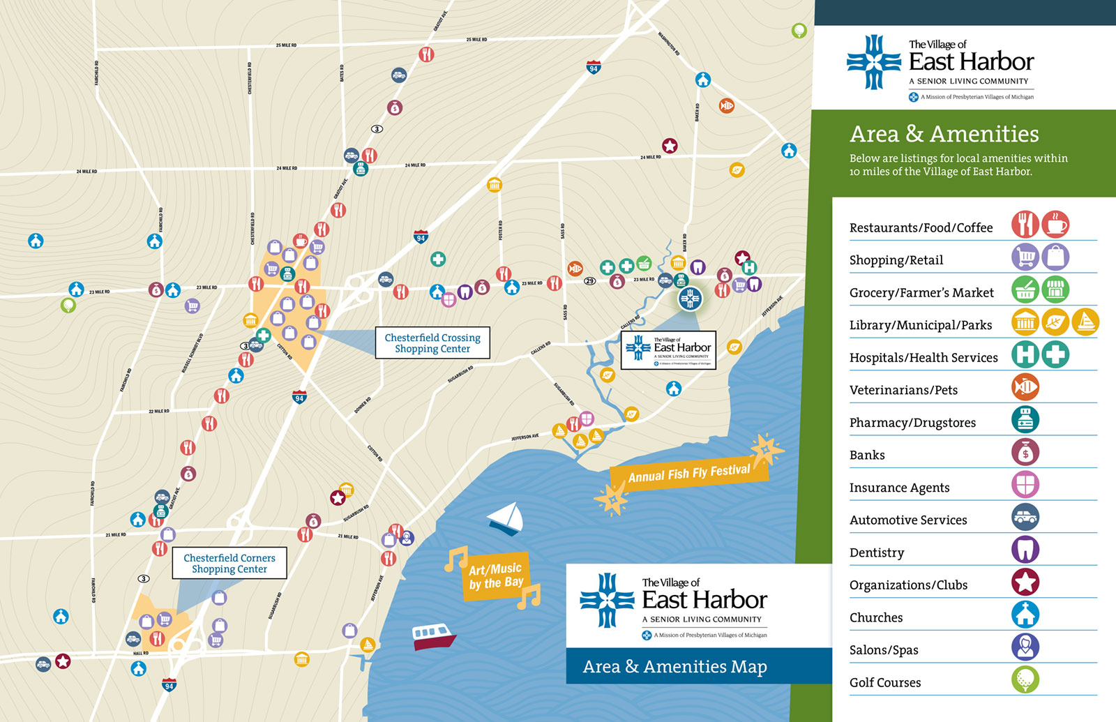 East Harbor amenities map