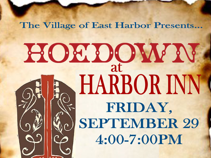 hoedown at harbor inn event graphic